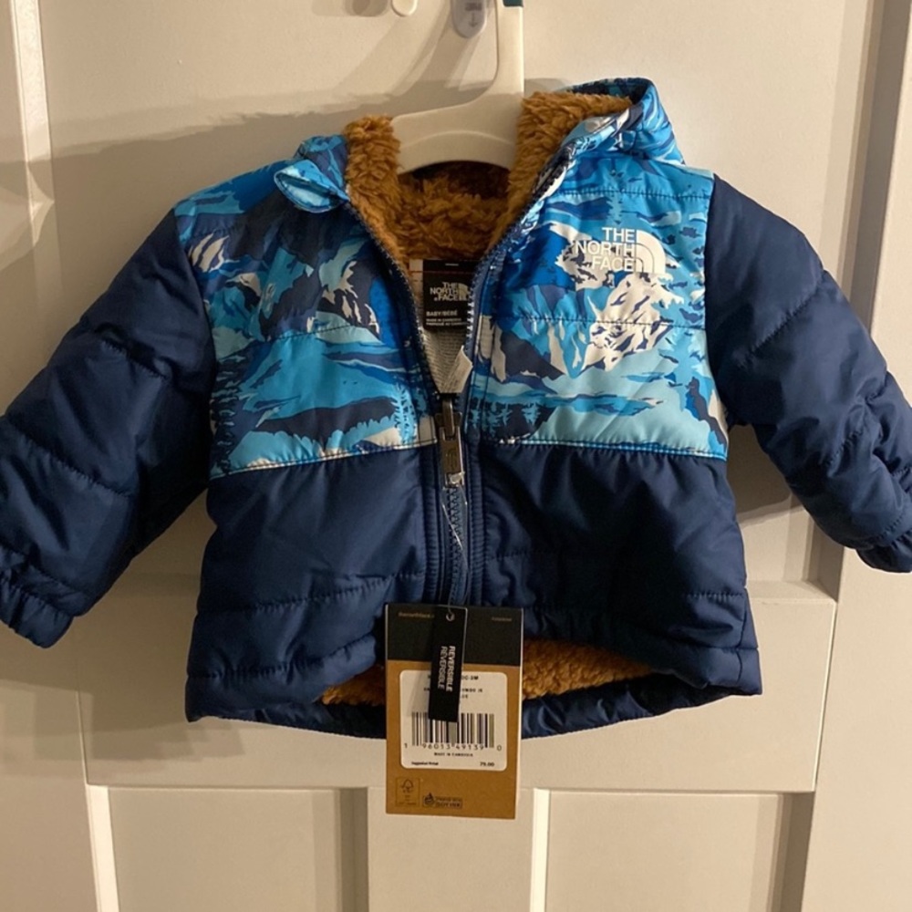 North face reversible jacket